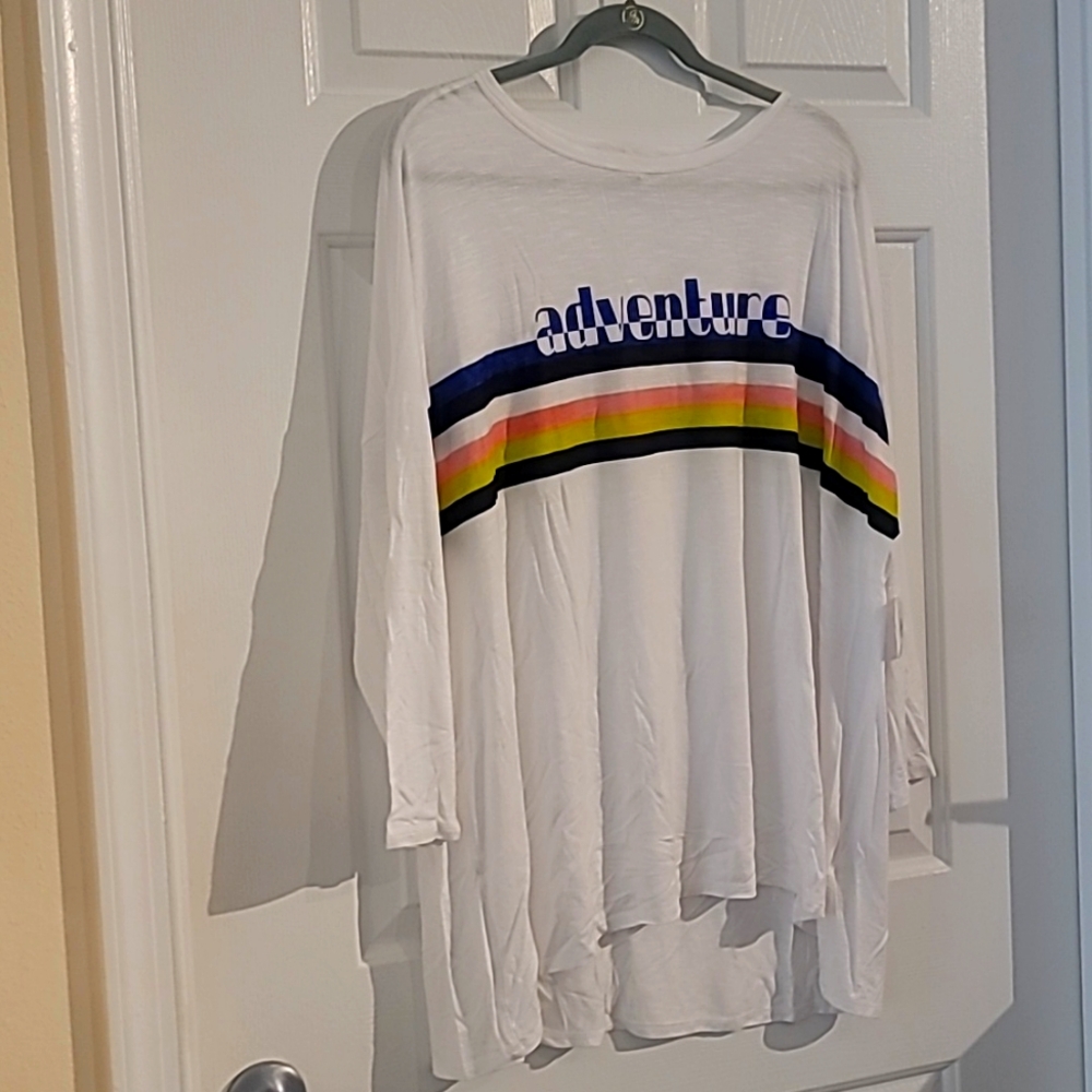 Style & Co. Drapey Adventure Tee